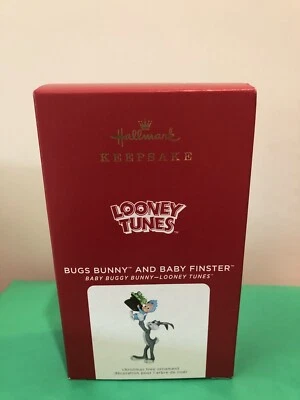 2021 Hallmark BUGS BUNNY AND BABY FINSTER Looney Tunes Ornament *NIB* - Image 1 of 4