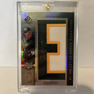 Kurt Suzuki 2007 Upper Deck By The Letter Signatures Autographed Card 48/75 - Picture 1 of 2