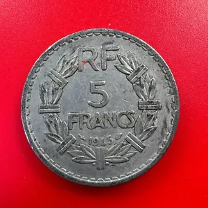 FRANCE 5 FRANCS 1945 - Picture 1 of 2