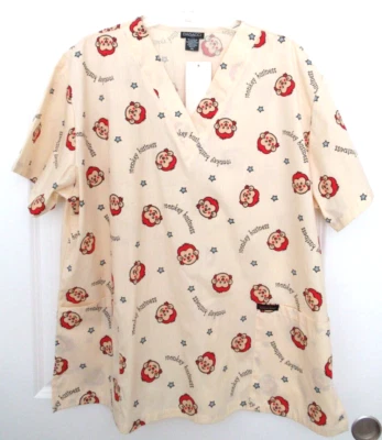 Dagacci Scrub Top Shirt Monkey Business Size 2XL NWT - Image 1 of 4
