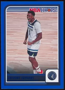 2023-24 Panini Hoops | Anthony Edwards Blue Parallel #189 | Timberwolves NBA - Foto 1 di 2