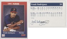 1995 Dunkin' Donuts Pawtucket Red Sox Frank Rodriguez