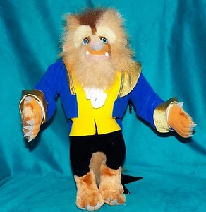 Vintage 1992 Mattel Disney la Bella y Bestia Desechables Afelpado Peluche 14 IN - Imagen 1 de 6