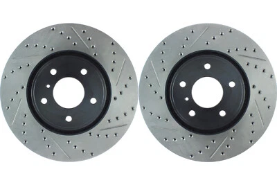 Front PAIR Stoptech Disc Brake Rotor for 2013 INFINITI FX37 (45090) - Image 1 of 4