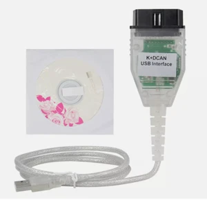 Works For BMW OBD2 Code Reader K+DCAN USB Interface Diagnostic Cable with Switch - Picture 1 of 2