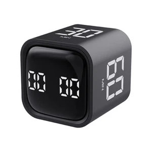 Portable Cube Timer Gravity Sensor Rotating Timer Count Up/Down Function S9D5 - Picture 1 of 12