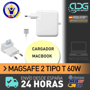 Cargador MacBook Pro 60W MagSafe 2 tipo T + ENVIO 24H GRATIS