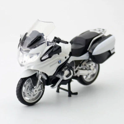 1:18 BMW R1250 RT Motorcycle Model Diecast Motorbike Toy for Kids Gift White - Image 1 of 4