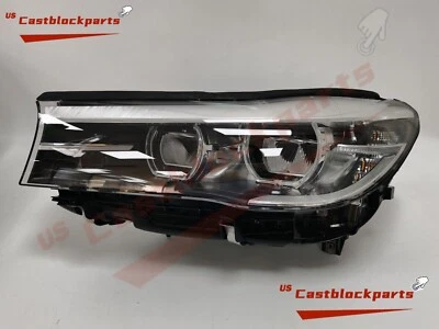 2016-2019 BMW 7 Series G12 G11 740 Headlight Xenon LED Adaptive Left Driver OEM - Image 1 of 4