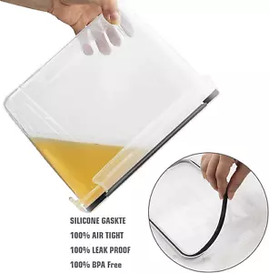 6Pcs Large Airtight Containers and 6Pcs Cereal Storage Containers - Picture 1 of 9