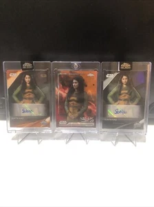 2023 Topps Chrome Black Star Wars as Cinta Kaz Auto/25+ - Picture 1 of 5