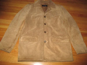 STRUCTURE Men's Suede Button-Down (Adult Small) JACKET - Picture 1 of 8
