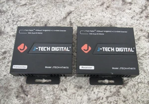 Transmisor/receptor extensor HDMI J-Tech Digital HT4K70 HDBaseT 4K@60HZ 4:2:0 - Imagen 1 de 7