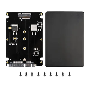 Multi-Size M.2 to SATA 3.0 Enclosure 2230/2242/2260/2280 SSD 6Gbps Converter Kit - Picture 1 of 10