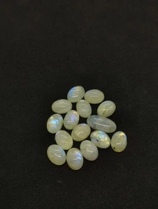 Rainbow Moonstone & MOP Doublets – Oval Gems with Glow (Variation Size) - Picture 1 of 8