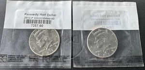 2013 D & P Kennedy Half Dollars Stempelglanz - Bild 1 von 2