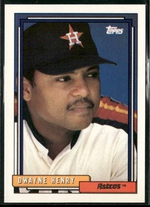 Dwayne Henry 1992 Topps #668 Houston Astros - Picture 1 of 2