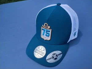 NWT 75th San Antonio Stock Show & Rodeo Teal/White Hooey Snap Back Hat OSFA - Picture 1 of 12