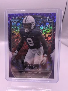 Joey Porter Jr. 2022 BOWMAN UNIVERSITY CHROME NEON PURPLE CARD #79 Steelers /399 - Bild 1 von 2