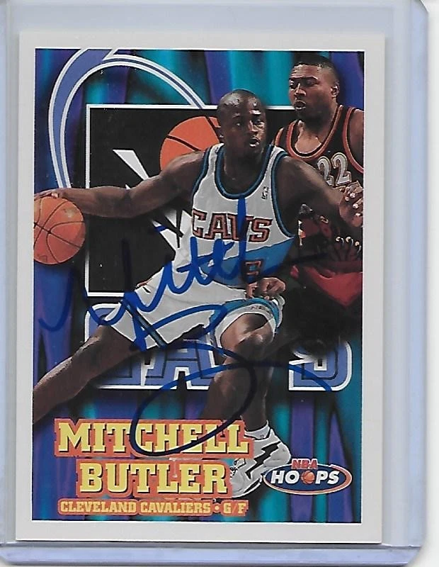 Basketball Card IP auto NBA MITCHELL BUTLER 1997-98 Hoops Cleveland Cavaliers - Image 1 of 1