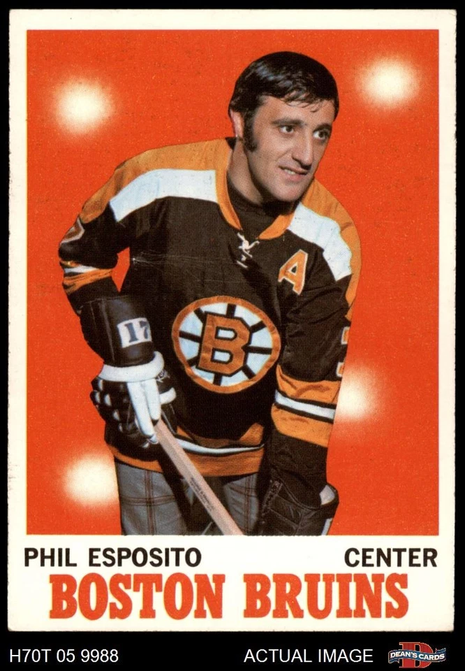 1970 Topps #11 Phil Esposito Bruins 6 - EX/MT - Image 1 of 1