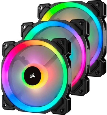Set of 3 Corsair LL120 RGB 120mm fans (CO-9050072-WW) - Bild 1 von 3