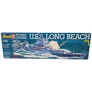 Revell 05053 Atomic Cruiser U.S.S. Long Beach Ship Modelarstwo 43,3cm 1994 Przeczytaj - Zdjęcie 1 z 5