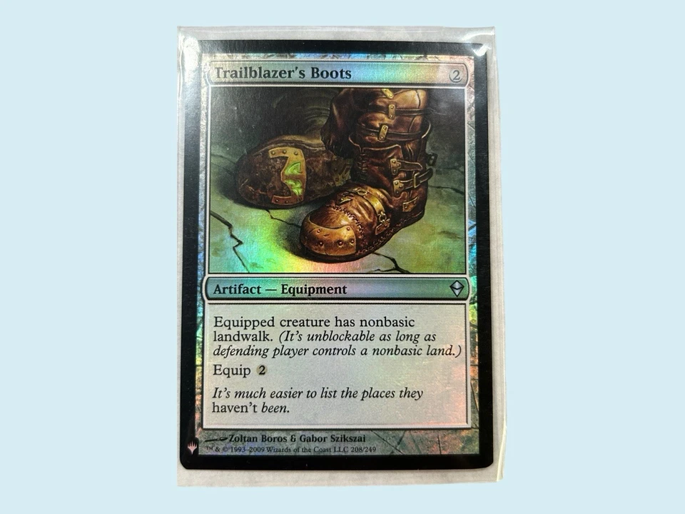 FOIL TRAILBLAZER'S BOOTS,  Mystery Booster, Near Mint, MTG Magic the Gathering - Image 1 of 1