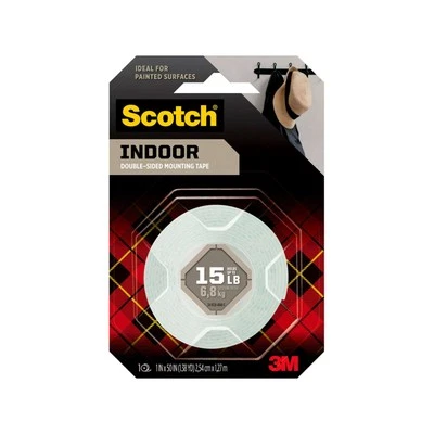 Cinta de montaje interior Scotch™ 2,5 cm x 1,3 m - Paquete de 1 Foto 1 de 4