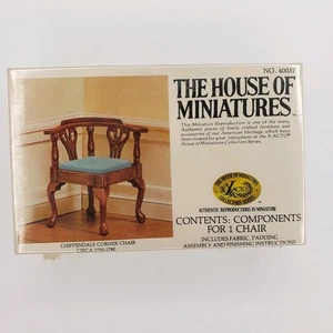 The House Of Miniatures Puppenhaus Chippendale Eckstuhl Set 40037 versiegelt - Bild 1 von 5