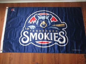 Tennessee Smokies Baseball Flag 36x60 Double A Farm Team Chicago Cubs MLB - Picture 1 of 2