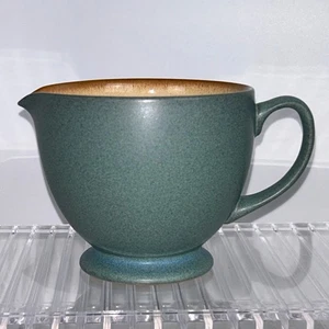 Denby Keramik England Luxor Muster grün Milchkännchen Steingut 3" x 4" - Bild 1 von 12