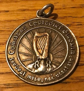 GOLD HARP & SILVER MUSIC AWARD HALLMARKS COMHALTAS CEOLTÓIRÍ ÉIREANN F1021 - Picture 1 of 11