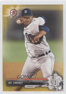 2017 Bowman Prospects Gold /50 Joe Jimenez #BP38 Rookie RC - Image 1 of 2