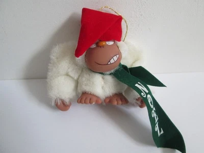 Vintage 1979 Applause Rodney Gorilla Noel Christmas Hanging Ornament - Image 1 of 4