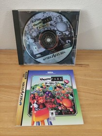 Very Good SEGA SATURN Theme Park Japan Import EA Bullfrog