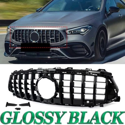 For 2024 2025 Mercedes Benz CLA Class W118 C118 GT R Style Front Bumper Grille - Image 1 of 4