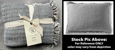 Southern Living Simplicity Benton Pillow Sham, Grey/Tan King Size - Image 1 of 4