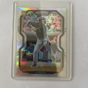 Jared Oliva 2021 Panini Prizm Silver Rookie #34 Pittsburgh Pirates - Picture 1 of 2