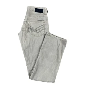 BKE Schnalle schwarz beige grau khaki Baumwolle Twill Hose Herren 28 x 32 3Fit Boot Cut - Bild 1 von 8