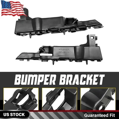 Par de soportes de guía de retención de parachoques delantero para Audi S6 A6 Quattro 2012-2018 Foto 1 de 4