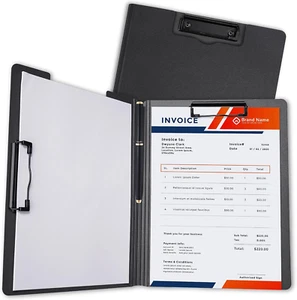 A4 Size Nursing Foldable Cover Clipboard with Pen Holder PP Foam Stationery Docu - Picture 1 of 12