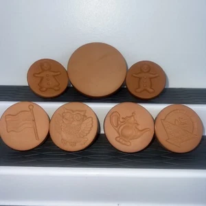 Lote De 7 Estampillas De Galletas Rycraft Vintage Bandera Americana Búho Tetera Y Pan De Jengibre - Imagen 1 de 5