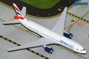 British Airways Boeing 777-200ER G-YMMR One World Gemini Jets GJBAW2194 1:400 - Picture 1 of 1