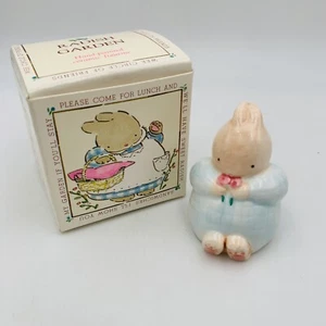 Michel & Company Rabbit Figurine With Box Cottage Farm Radish Garden Vintage 2” - Picture 1 of 19