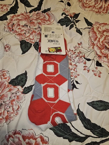 Ohio State Buckeyes FBF NCAA Crew Socks MEDIUM Cover