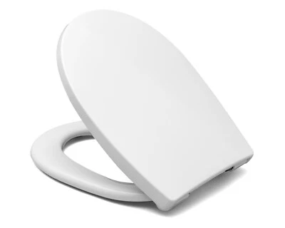 MARKENLOS Sedile WC compatibile Villeroy & Boch Helios colore bianco abbassamento automatico rimovibile
