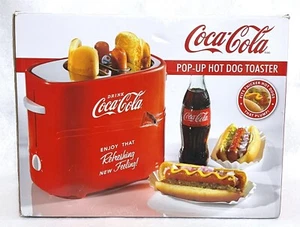 Nostalgia Coca Cola HDT600COKE Pop-Up Hot Dog Toaster - Picture 1 of 8