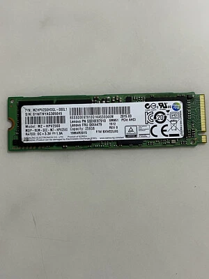 Samsung SM951 MZ-HPV2560 256GB M.2 2280 PCIe3.0 x4 AHCI SSD Lenovo PN SSD0E97910 - Image 1 of 4