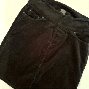 Jag Jeans schwarz Cord Pull-On Bleistiftrock Damengröße 4 Baumwolle Stretch - Bild 1 von 6